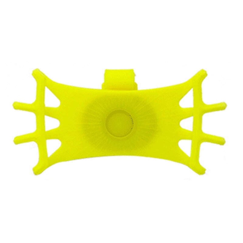 Bicycle Mobile Phone Holder Silicone Motorcycle Bike Handlebar Stand Mount Bracket Mount Universal Rotate Phone Holder For Phone: No rotate yellow