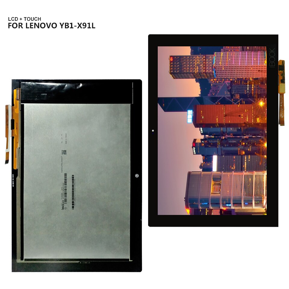 For Lenovo Yoga Book YB1-X91 YB1-X91L YB1-X91F LCD Display Touch Screen Panel Digitizer Glass Assembly Free Tools