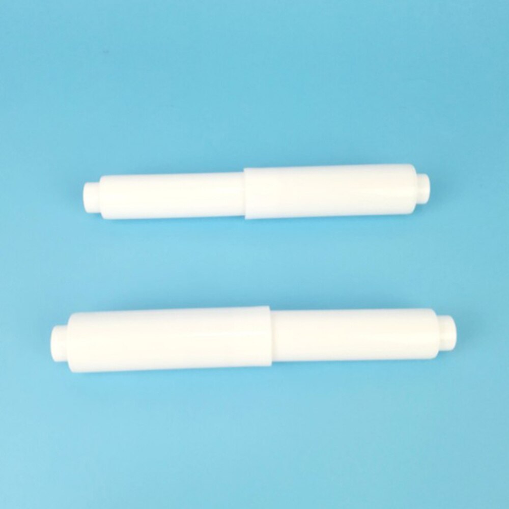 5Pcs Roller Fit-All Style Plastic-Spring Loaded White Roller Bathroom Paper Holder Replacement(White)