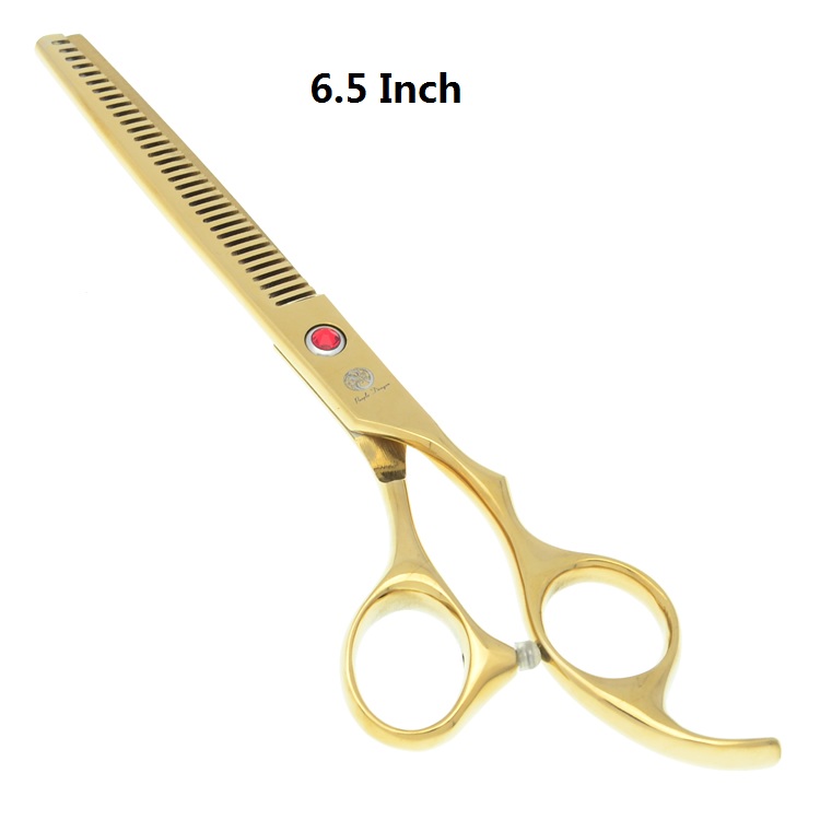 6.5 "paarse draak huisdieren trimschaar hondenhaar uitdunschaar honden knipschaar  jp440c dierentondeuse  b0017b: B0014b-03-65