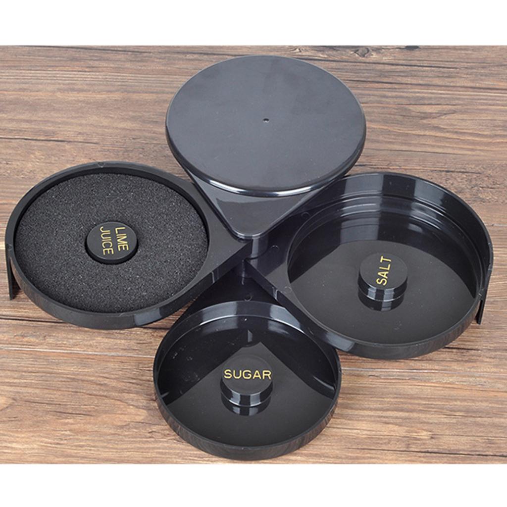 3Tier Suiker Zout Rand Lime Cocktail Margarita Sap Glas Rimmer Bar Accessoire