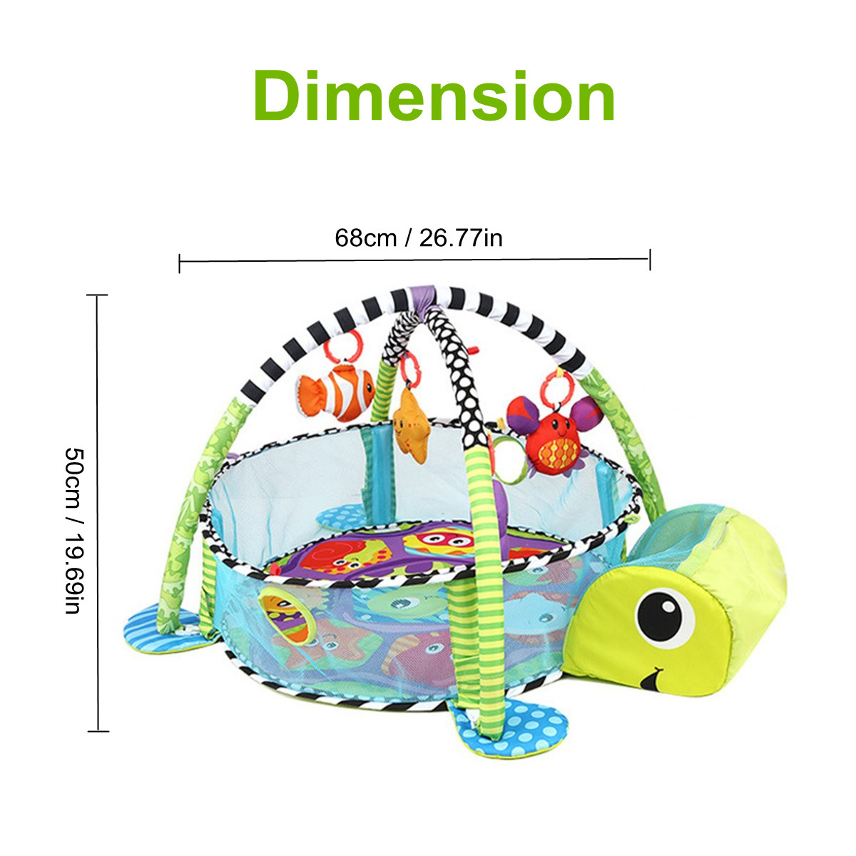 Baby 3 in 1 Play Mat Children Crawling Mat Blanket Newborn Rug Kids Activity Mat Gym Baby Tapete Infant Fitness Frame Guardrail