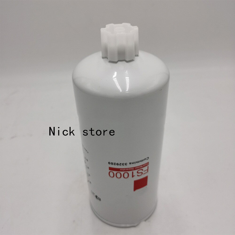 Filtro de combustible diésel FS1000 FS1003 FS1006 para separador de aceite y agua Cummins, reemplaza OEM BF1259 3161407 P3430A 3089916 3089916: FS1000