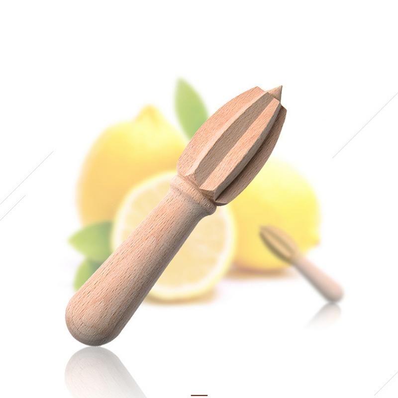 Wooden Lemon Cone Manual Lemon Juicer Squeeze Pressure Natural Wood Squeezers Reamers Tools