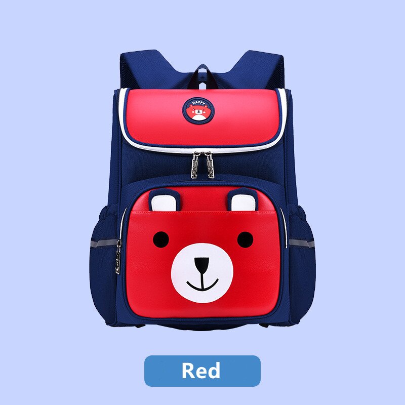 Grote capaciteit meisjes jongens 3d schooltassen kinderen orthopedische cartoon beer schooltas rugzak mochila infantil groep 1-5