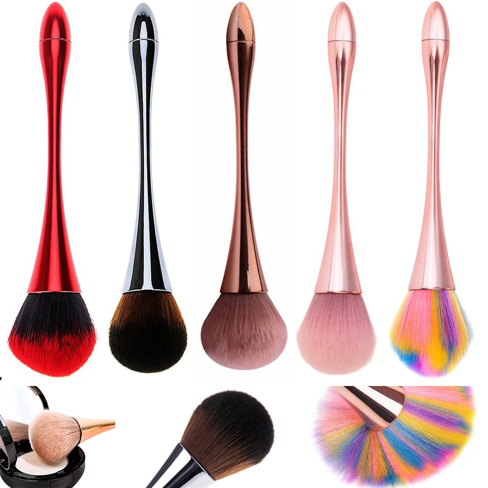Makeup Brushes Plastic Handle Makeup Brush Cosmetic Foundation Brushes Women Eyeshadow Loose Powder Blush Brush Beauty Tools