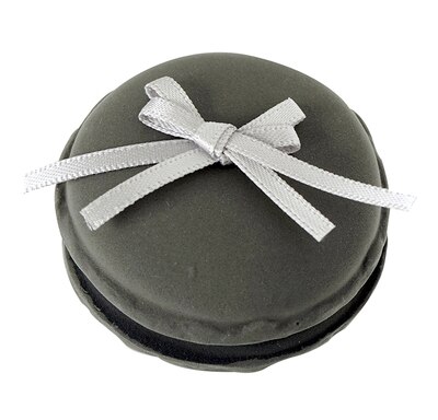 Simulation macaron kage sød pige hjerte dessert rekvisitter sløjfe macaron børneværelse bløde møbler romantisk bryllup decort yuyu: Grå