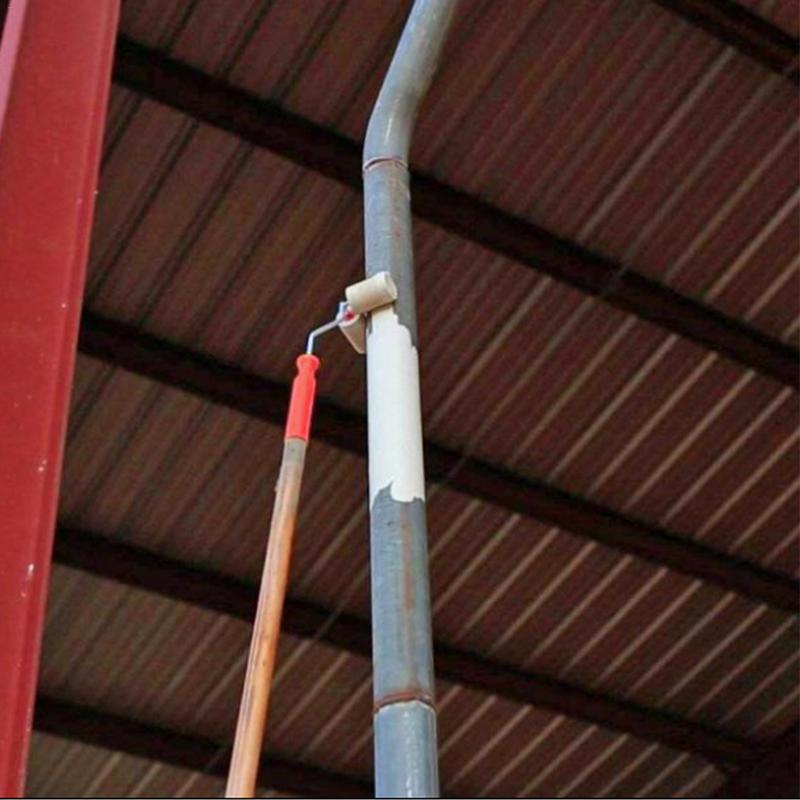 Multifunctional DIY Double Paint Roller Brush Tool Set Household Use Wall Decorative Handle Flocked Edger Painting Brushes Tool