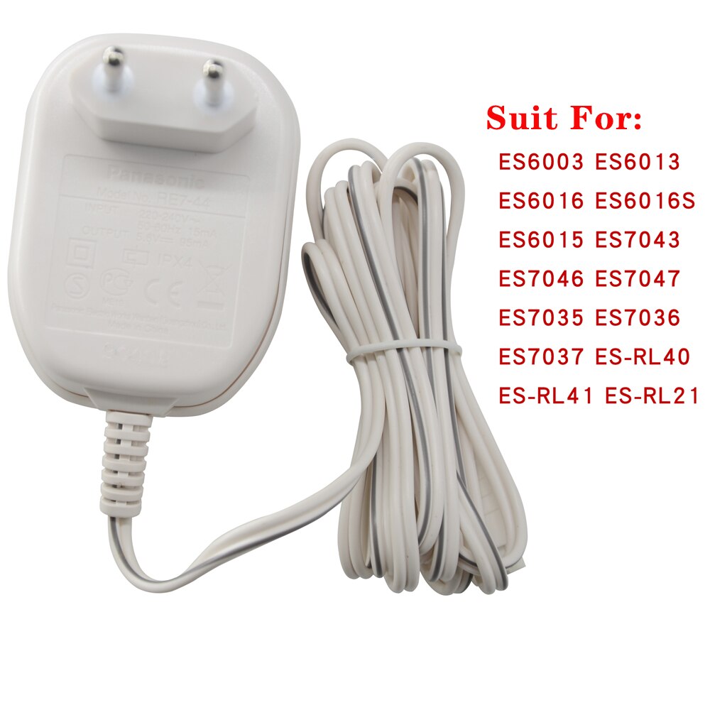 RE7-38 RE7-44 Originele Oplaadkabel Plug Power Voor Panasonic ES6003 6013 6016 ES6015 ES-RL21 Haar Scheerapparaat Accessoires