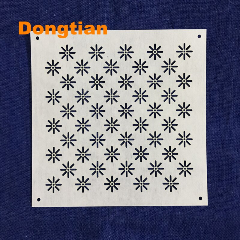 Klasyczne szablony Sashiko miękki szablon kwiat ścieg diamentowy szablon robić rysowania kwiat akcesoria Sashiko