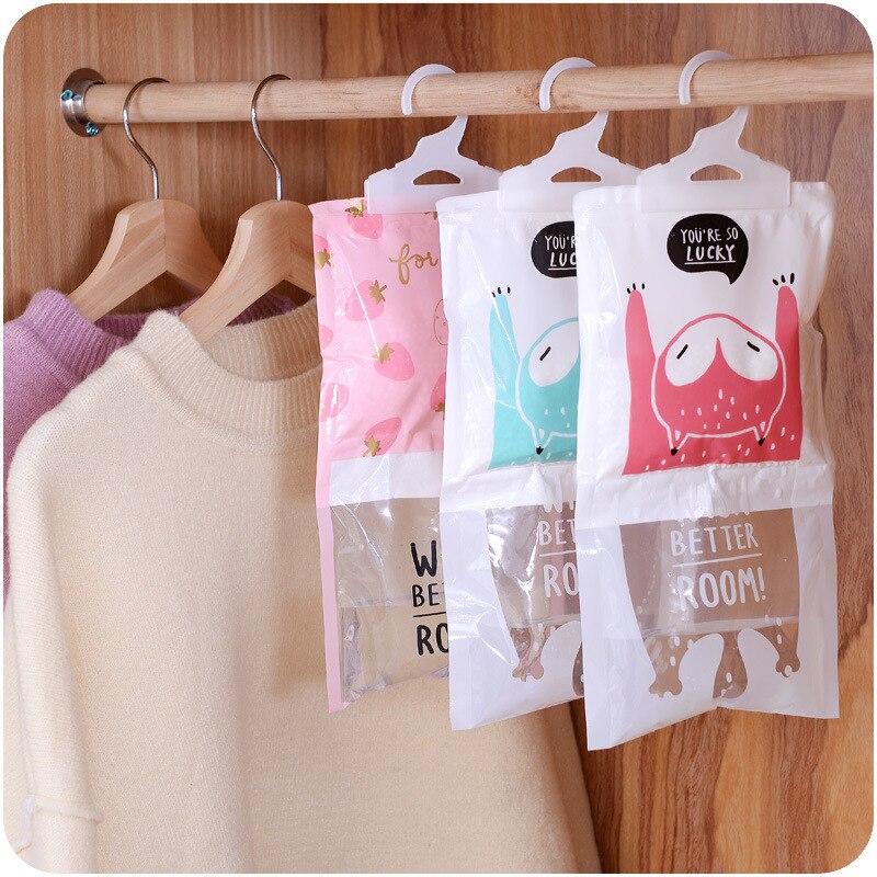 Bolsa para humedad Vitrina armario ropero colgante, deshumidificador, agente de secado, bolsas desechables higroscópicas, antimoho