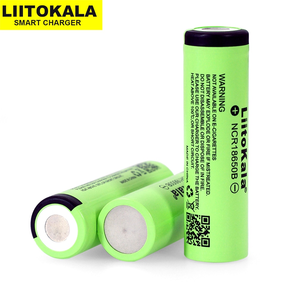 Liitokala Originele 18650 3400mAh lithium batterij NCR18650B 3.7V batterijen voor zaklampen ues