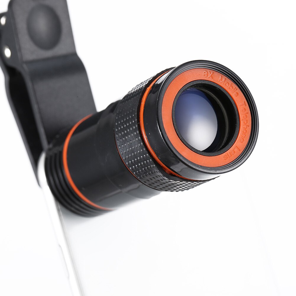 8x Zoomen Optische Teleskop praktisch Kamera Objektiv mit Clip für iPhone Samsung HTC Huawei Sony RJ88 praktisch Werkzeug Bausatz ND998