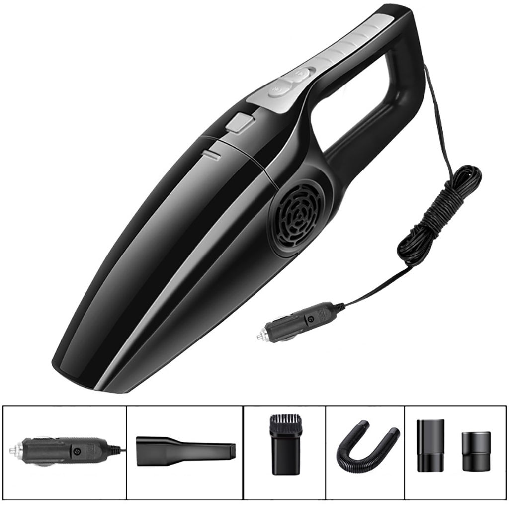 Mbar-aspiradora portátil para coche, 3200mbar, uso Dual en seco y mojado, para limpieza automática, 120W