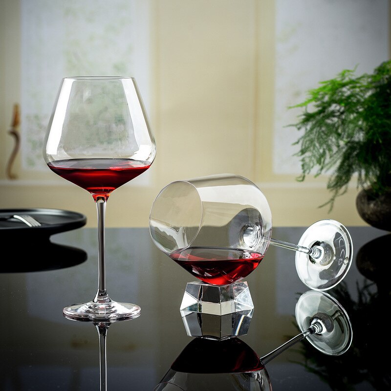 Originality Transparent Glass Burgundy Wine Cup Classic European And American Style Bar, Restaurant, Winery Best Friends