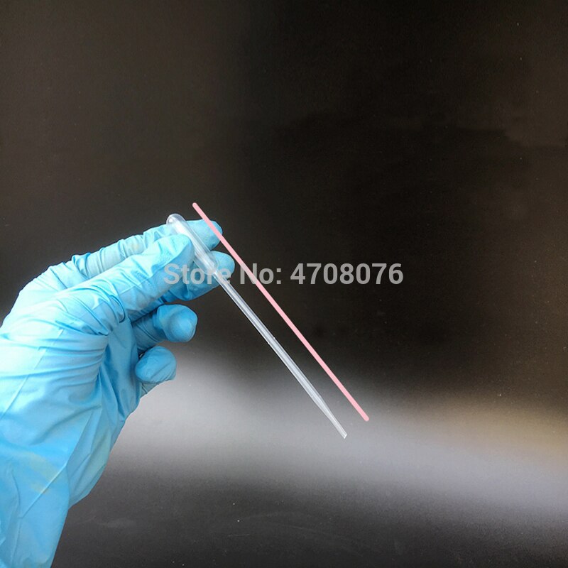 Pipetas Pasteur de Plástico transparente descartável líquido LDPE 0.5ml graduado transferência pipettes 500 unidades/pacote