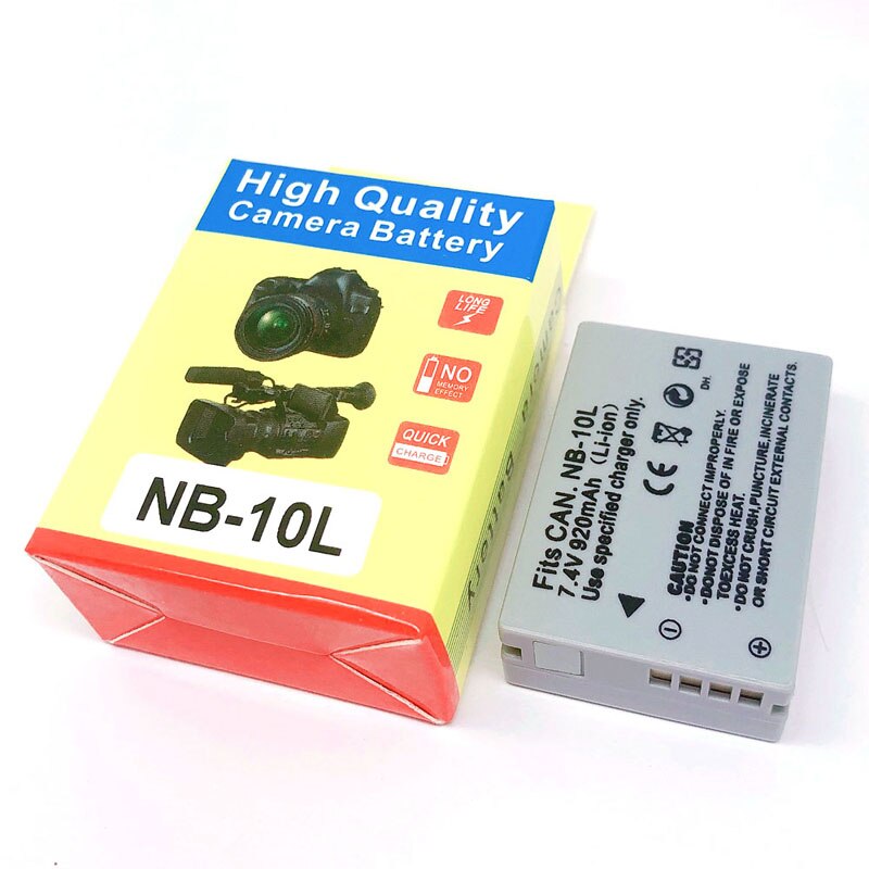 NB-10L NB10L NB 10L Replacement Batteries Pack Battery for Canon SX40HS SX50HS SX60HS G1 X G1X G15 G16 G3X SX40 SX50 SX60 HS IS
