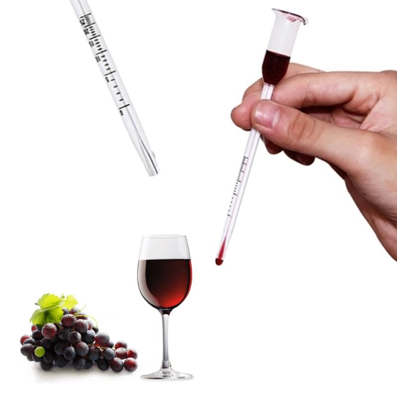 Vinproducerande alkoholmätare för vinalkohol har termometer mät testkoncentrationsmätare