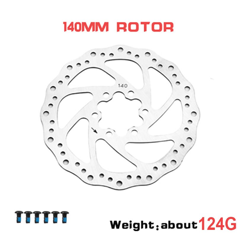 NUTT Hydraulische Bremsen Taiwan Elektrische Scotter Rabatt Bremse 160 140 180mm Rotor für Null 10X 11X Kugoo G2 Profi m4 M5 Langfeite L8: 1pc 140mm Rotor