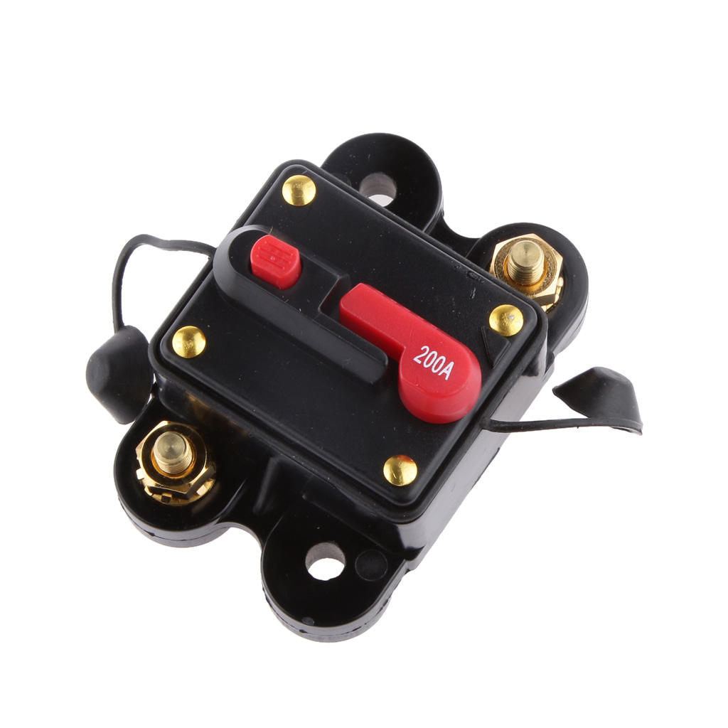 30 Amp Circuit Breaker 12V-48V DC - Waterproof Surface Mount Manual Reset For Marine & Automotive