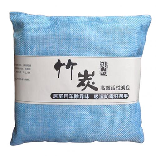 Air Purifying Bags Nature Fresh Charcoal Bamboo Air Purifying Bag Mold Odor Purifier Activated Carbon Air Purifying Bag: Blue