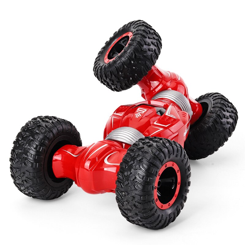 4WD 2,4 GHz RC Klettern Auto Für freundlicher 1:16 hoch Geschwindigkeit Radio Fernbedienung aus Straße Buggy Twist Rc Kunststück autos Modell Jungen Spielzeug: Rot