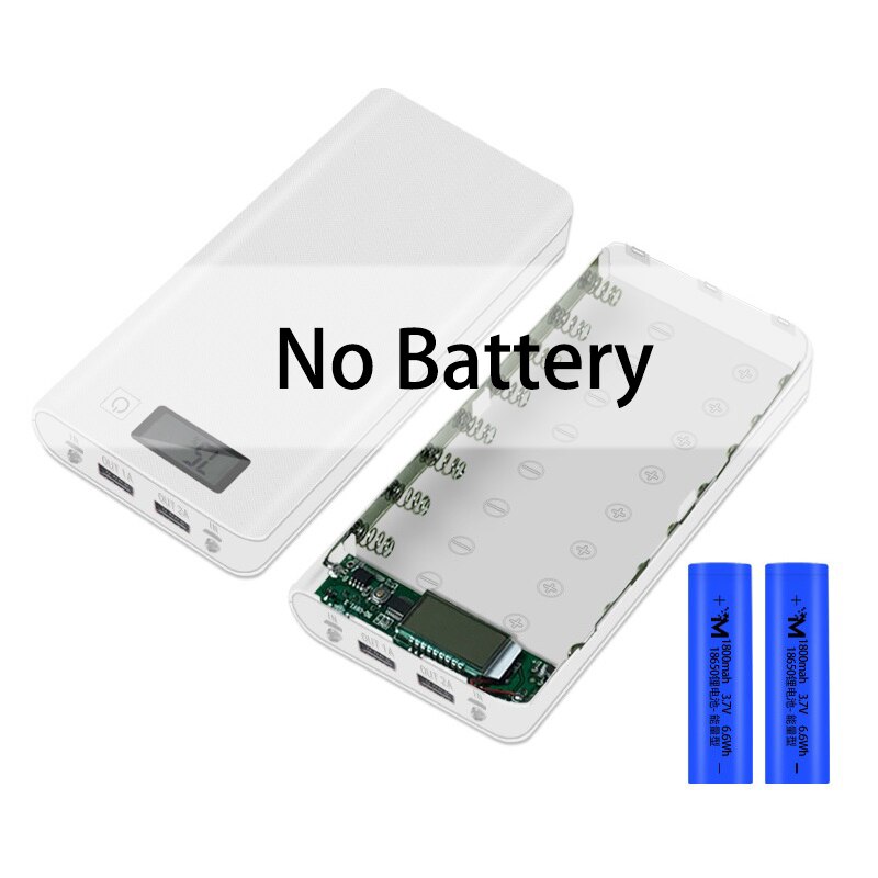 8X18650 Diy Draagbare Batterij Power Bank Shell Case Box Lcd-scherm Powerbank Doos Voor Diy Kit Powerbank