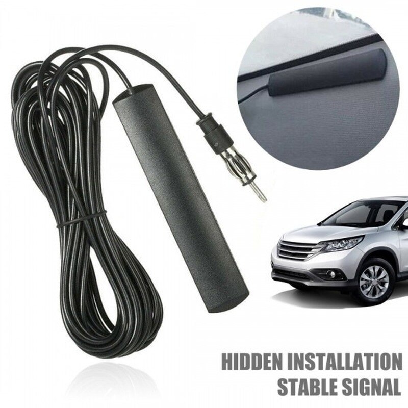 Antena FM Universal para coche, receptor de señal de Radio Estéreo aérea