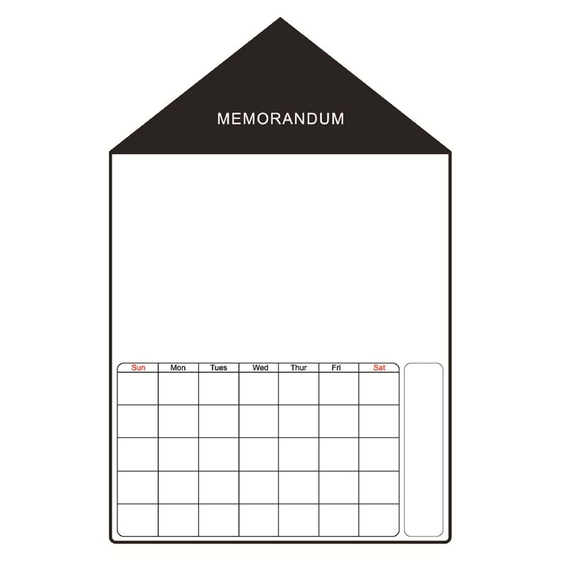 Nordique magnétique effaçable à sec calendrier hebdomadaire résistant réfrigérateur tableau blanc planificateur feuille cuisine réfrigérateur tableau blanc rappel: 04 Monthly