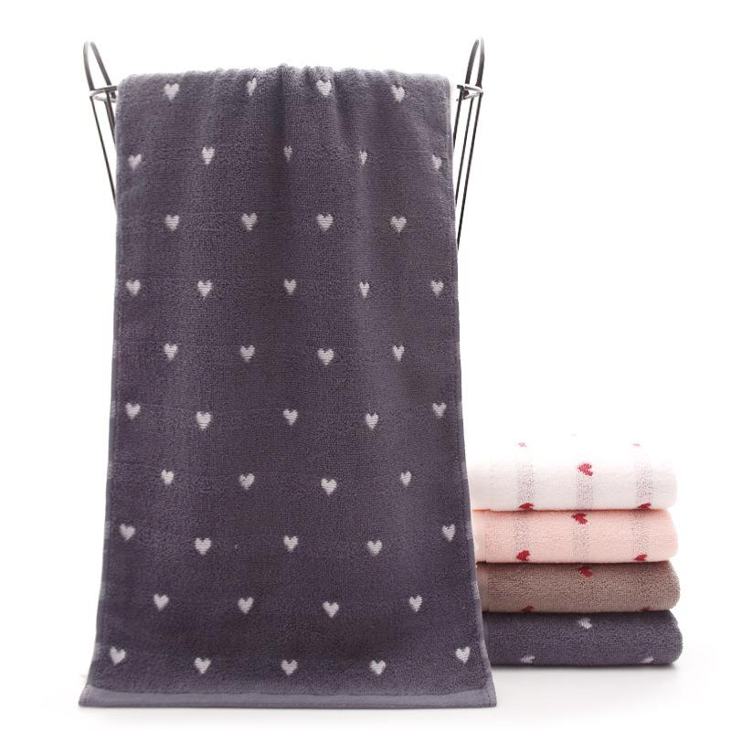 Heart-Shaped Bath Towels For Adult Cotton Soft Towels Home Child Towel Face Towel Couple Bath Toallas Towels Bathroom Toalla: 7