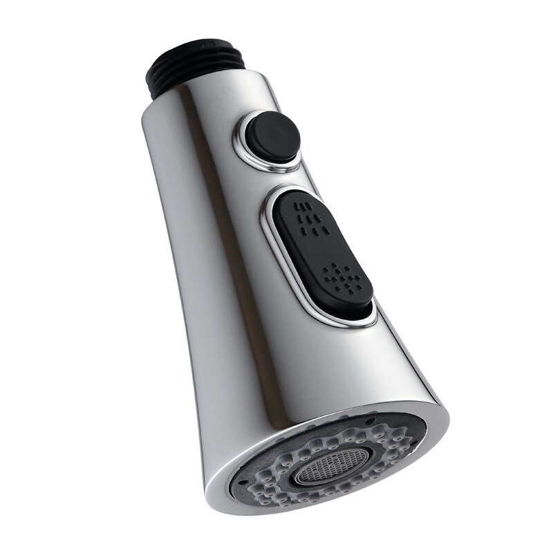 Multifonction robinet douche buse cuisine évier tirer robinet buse pulvérisateur noir argent petite douche tirer tête