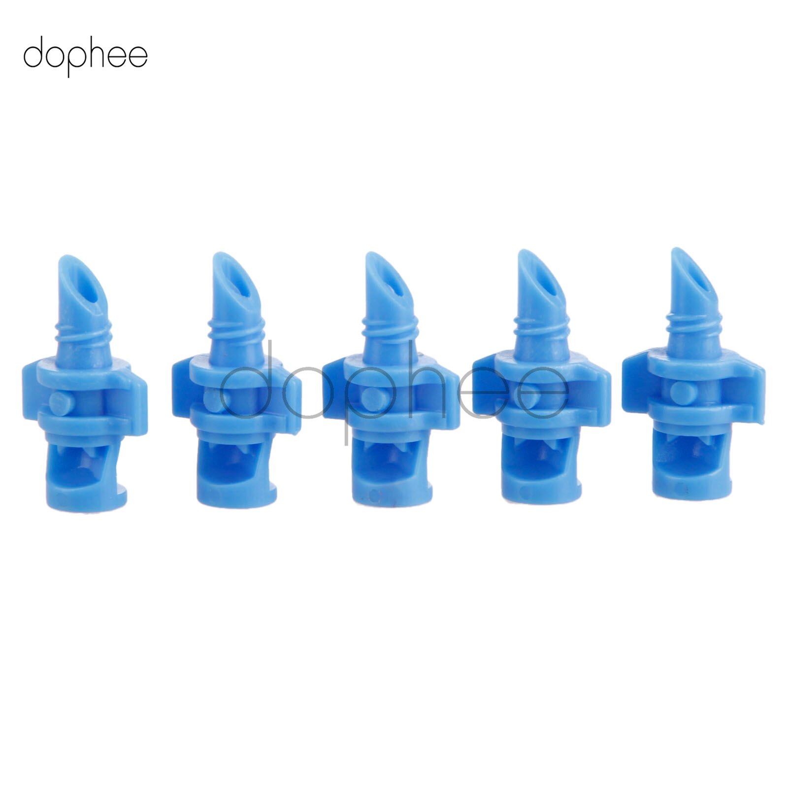 dophee 50pcs Lawn Watering Spray Nozzle Mini Sprinkler Irrigation Misting Nozzle Micro Garden Agriculture 360 Degree Nozzle: Blue 90