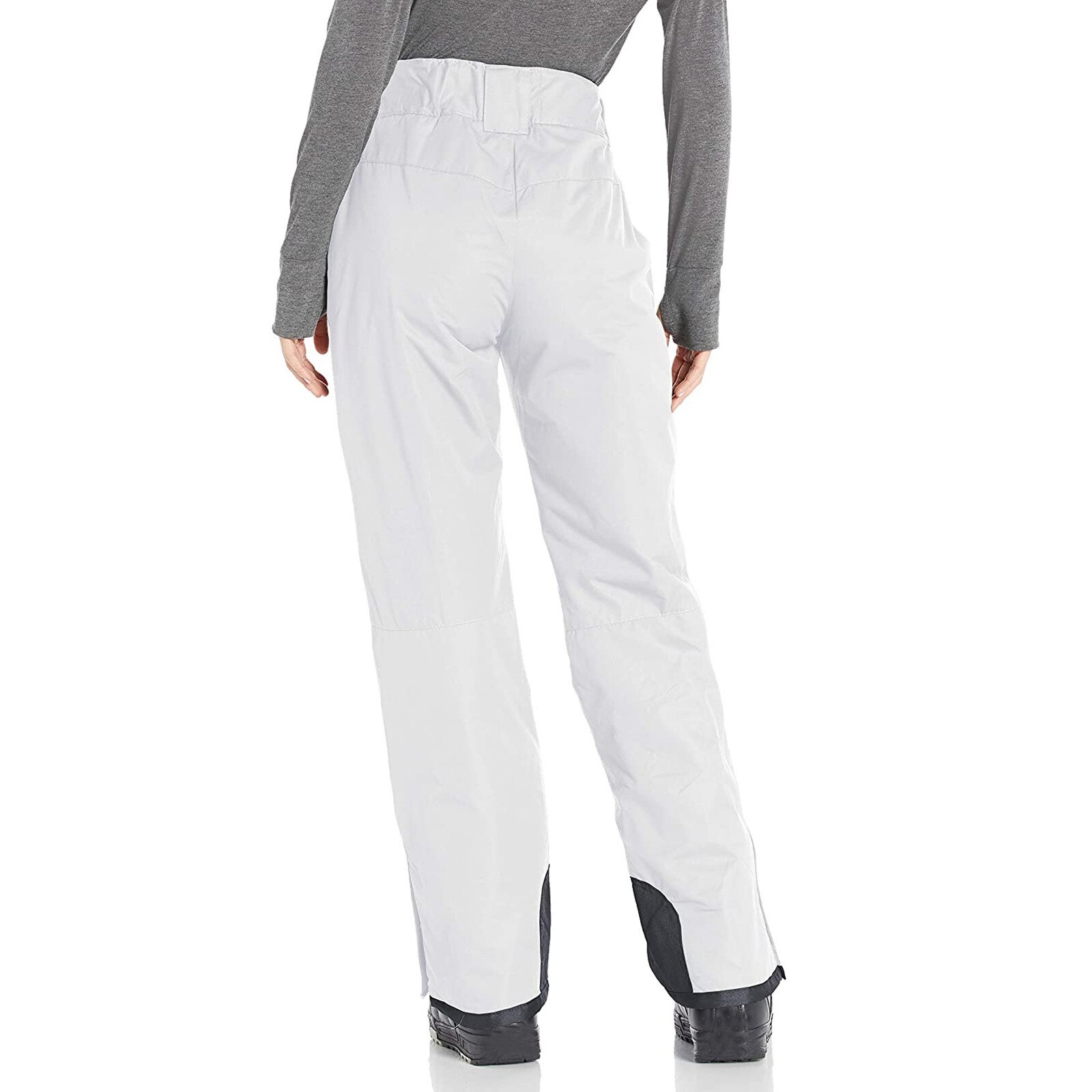 Women's Aislantes Insulated Snow Overalls Solid Color Pocket Trousers Pants Pure Color Warm And Waterproof Ski Pants 40#