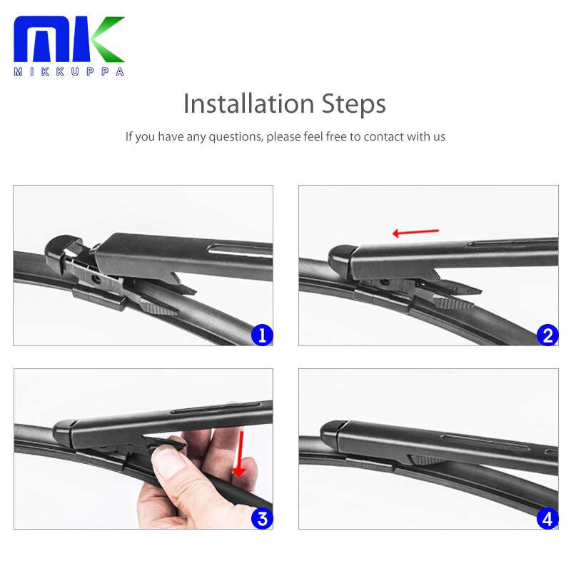 Mikkuppa – balais d'essuie-glace pour citroën C5 , paire 28 "+ 22" R, accessoires de voiture