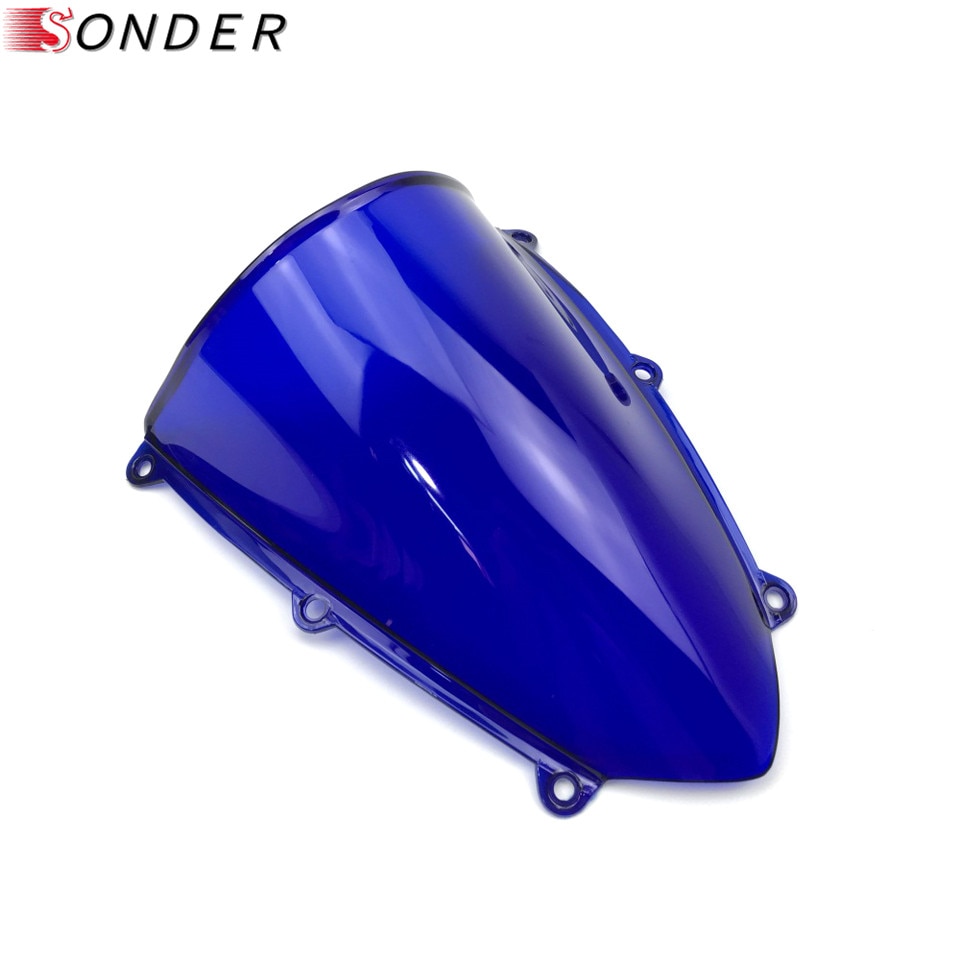 Parabrisas de doble burbuja para coche, accesorio para Honda CBR 600, 2007, 600RR, F5, CBR600RR, CBR600 RR, 07, 08, 09, 10, 11, 12
