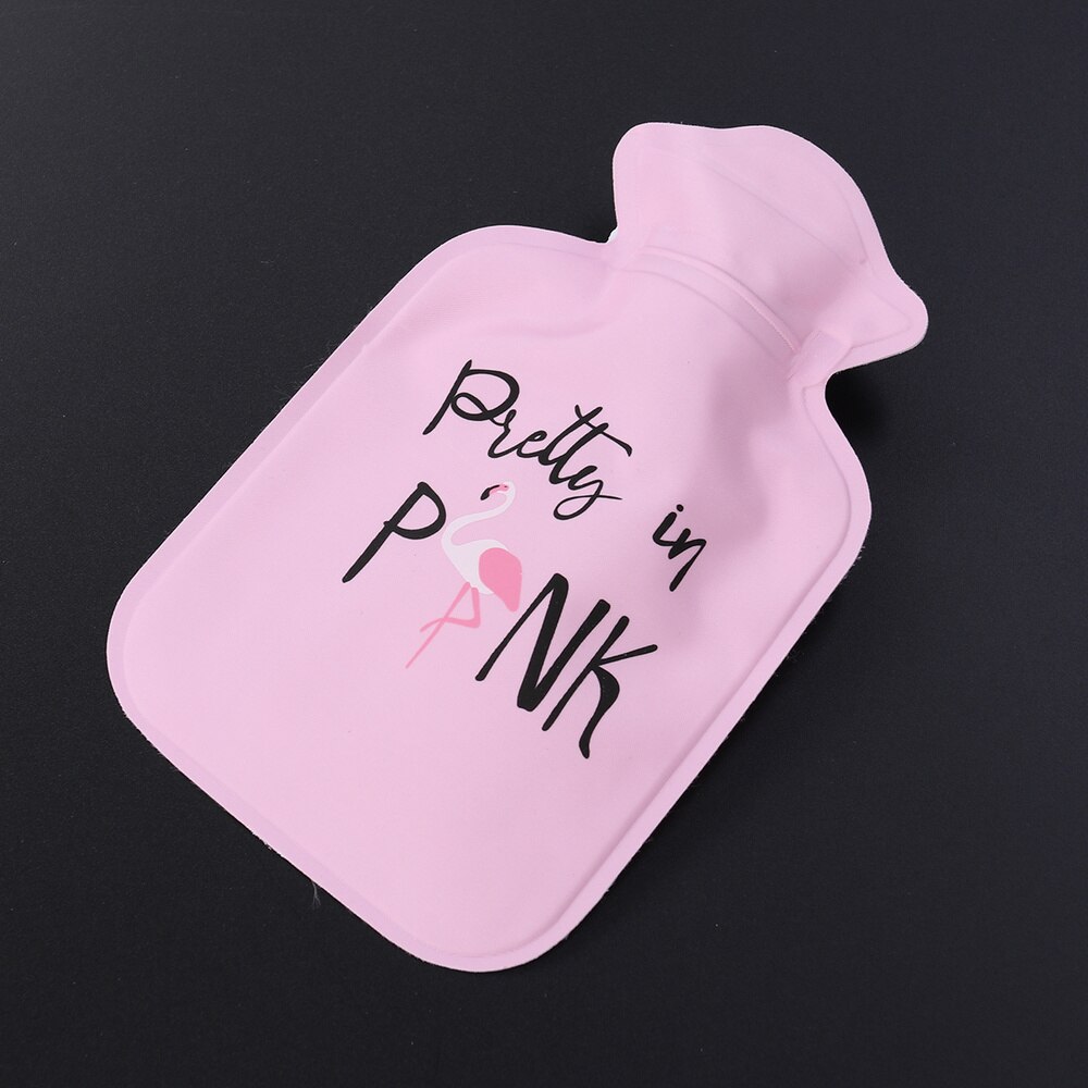 Classic Rubber Water Bottle Water Bag with Knit Cover)