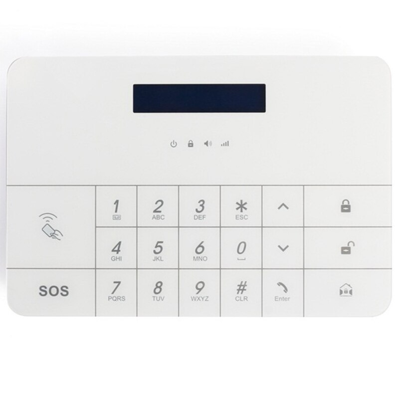 Touch screen GSM alarm system