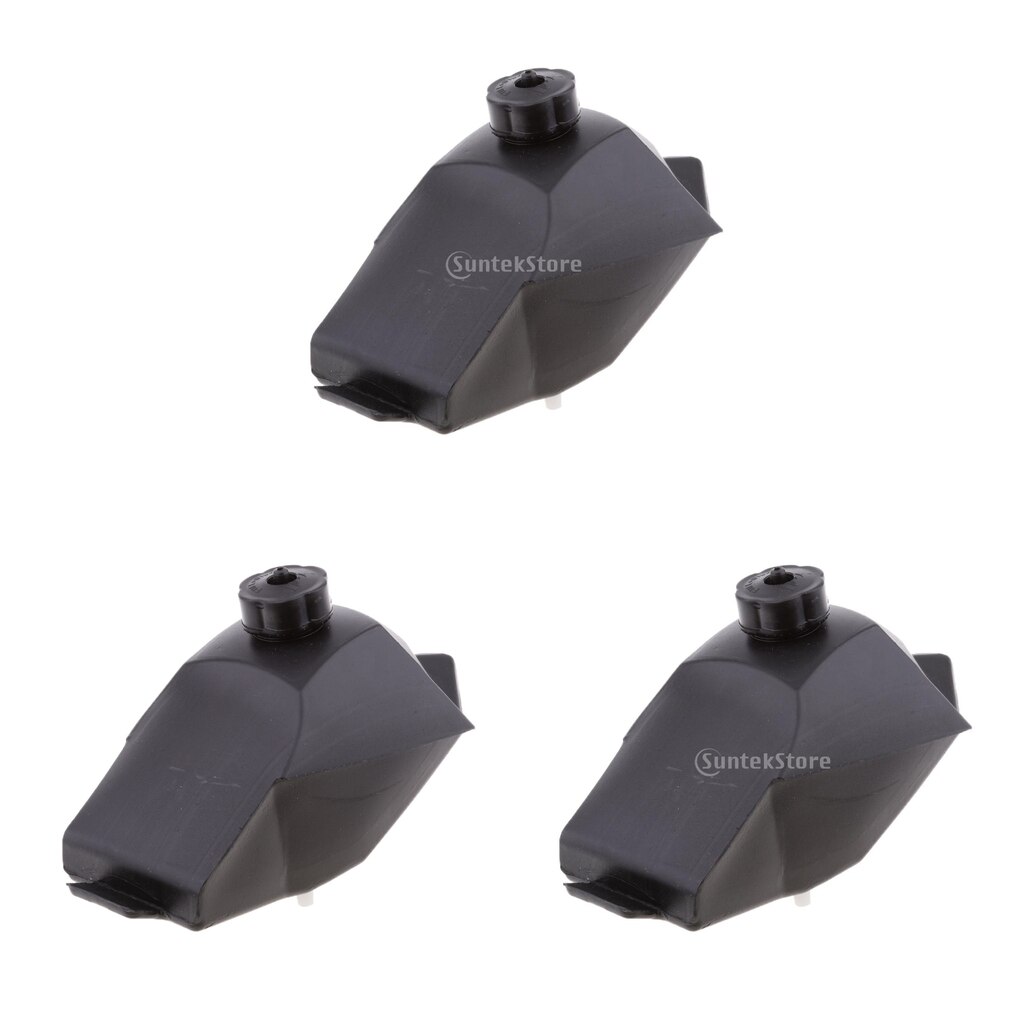 3pc Gas Fuel Tank for 43/47/49cc ATV Gokart Mini Quad Dirt Bike ATV Black