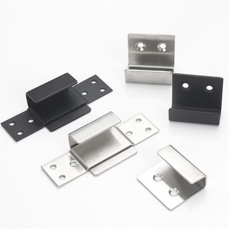 2pcs/lot Thick Stainless Steel Corner Bracket Tile Hanging Code Wall Storage Square Hooks For Hanging Display Tile Accessories