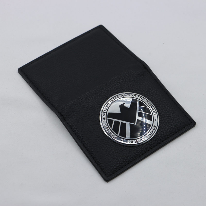 HYDRA Shield ID-kaart portemonnee houder met metalen badge TV-show rekwisieten Replica filmcollectibles