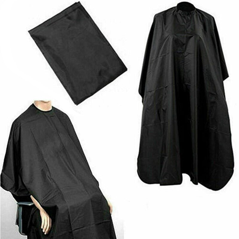 Oversize Black Kappers Cape Professionele Haar-Cut Salon Kapper Doek Wrap Bescherm Gown Schort Waterdichte Snijden Gown Haar