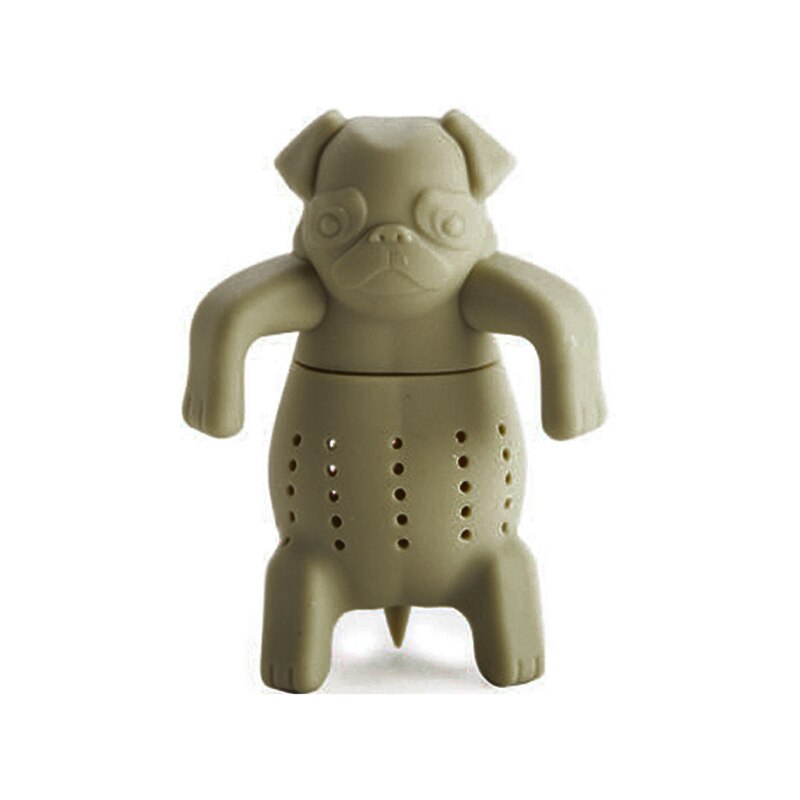 Infuseur à Thé En Silicone En Forme De Chien - Drôle Et Pratique Pour Thé En Vrac - Lavable En Lave-vaisselle