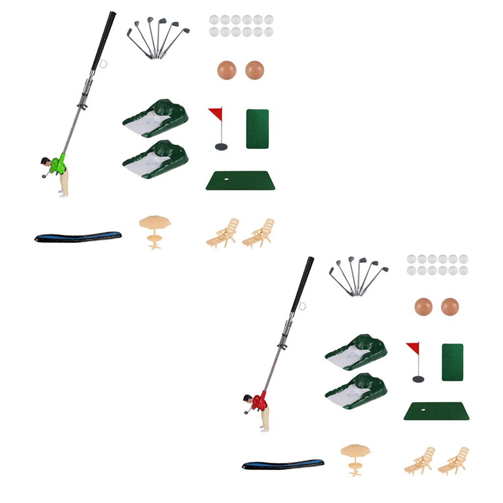 Conjunto de Mini Golf para niños, equipo para juguetes de interior y exterior