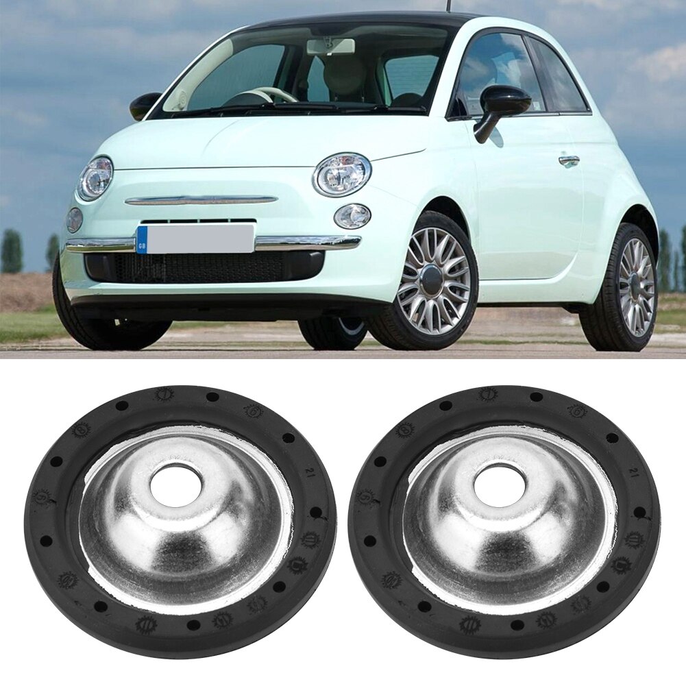 Kit 2 Pezzi Disco Rotore Freno E Piastra Di Montaggio Ammortizzatori 51707691 Per Auto (Modello 500) - 4