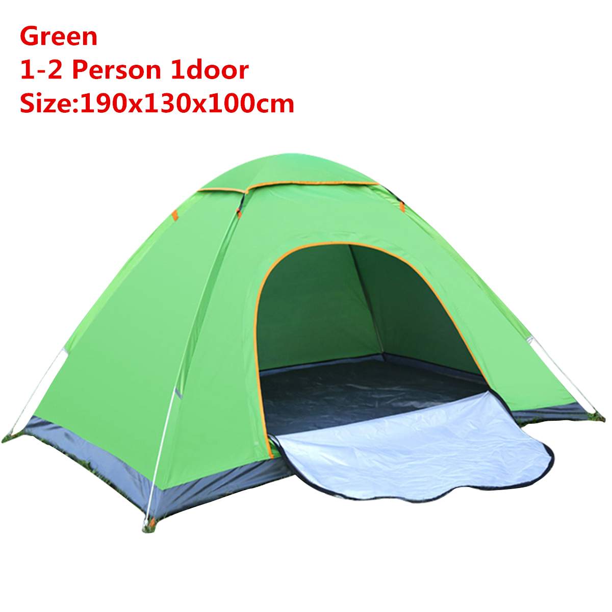 1-4 Person Portable Outdoor Foldable Tent Waterproof Automatic Instant Open Camping Hiking Fishing Travel Tent Anti UV Sun Shade: G1to2 Person 1door