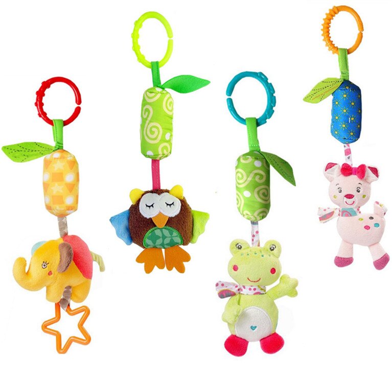 JJOVCE Schöne tier Baby Rasseln Kinderwagen Hängen Spielzeug Plüsch Handys Campanula klassische spielzeug für kinder 40% off