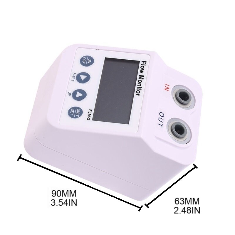 Filtr robić wody elektroniczny monitor cyfrowy filtr miernik przepływu wody alarm i funkcja oszczędzania energii przepływomierz wody