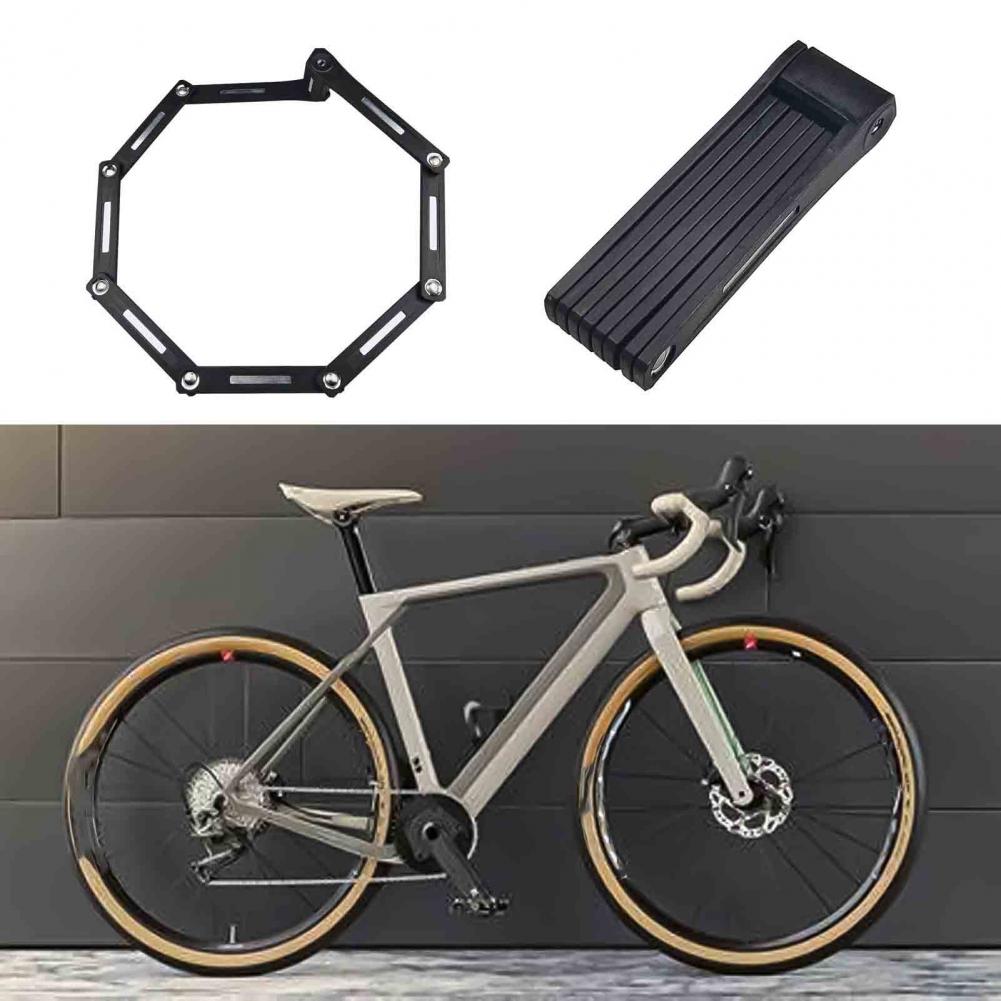 Bike Lock Lightweight Mountain Bike Lock Black Heavy Duty Useful Rust Resistant Electric Bicycle Lock