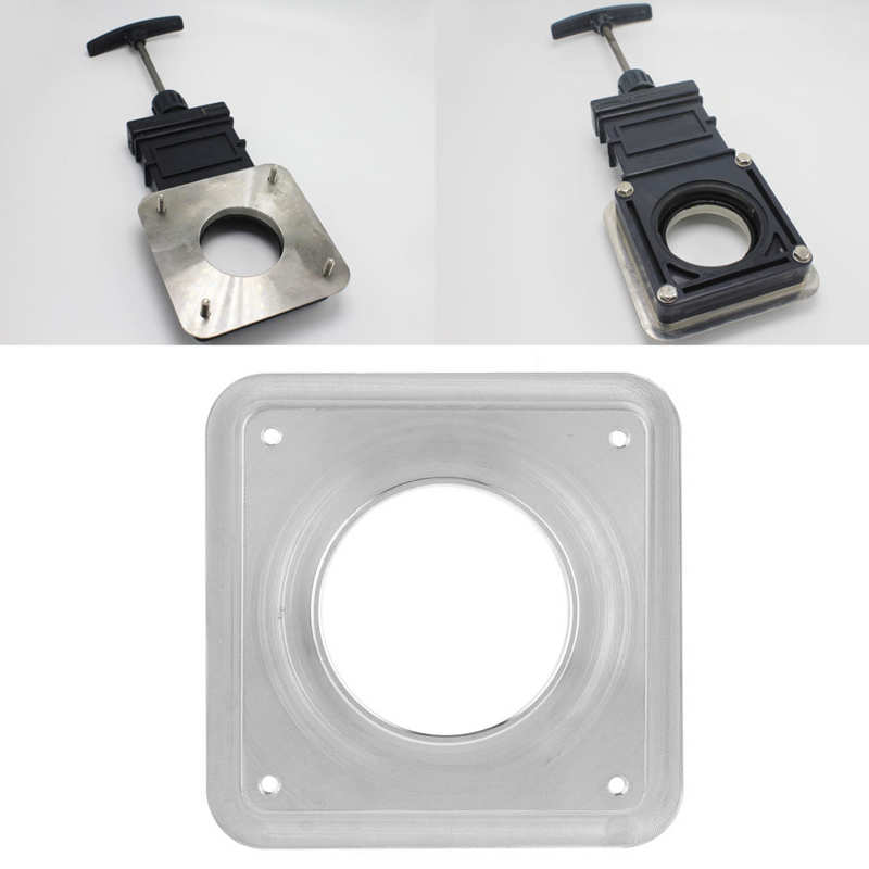 Stainless Steel RV Caravan Drain Valve Flange Adapter for 75mm Dia Drain Valve Fittings Caravan RV Accessories