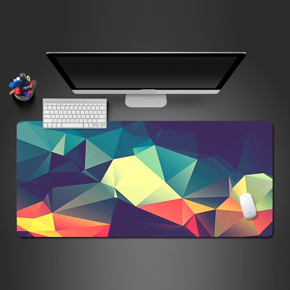 Dazzle Color Is Beautiful Mouse Pad Stereo Art Mousepad Computer Desktop Pad High - Large Game Mats